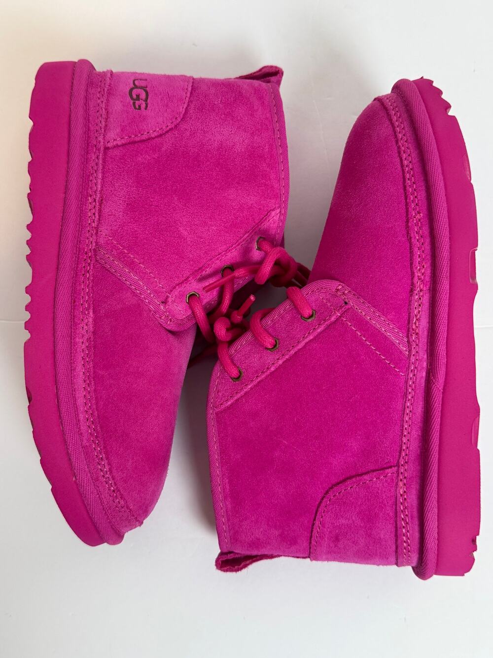 UGG Neumel II Boot Kids Size 4 Rock Rose Hot Pink Magenta Chukka Womens 5.5